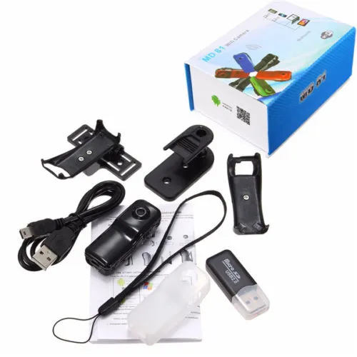 Mini caméra mini caméra vidéo d'enregistrement DVS MD81 Mini caméra de sécurité DV de Surveillance à distance sans fil WIFI IP