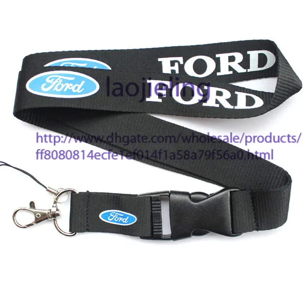 Форд автомобиль логотип логотип Lanyard Neck Seals Celepe Key Chain Strap и телефона Lanyard Quick Release MOT3613388