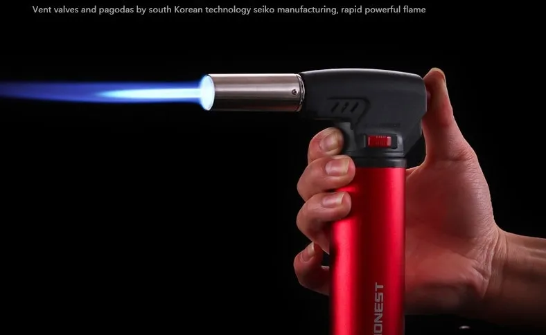 New Arrival HONEST 501 Jet Adjustable Flame Welding Gun Butane Gas Refillable Torch Lighter