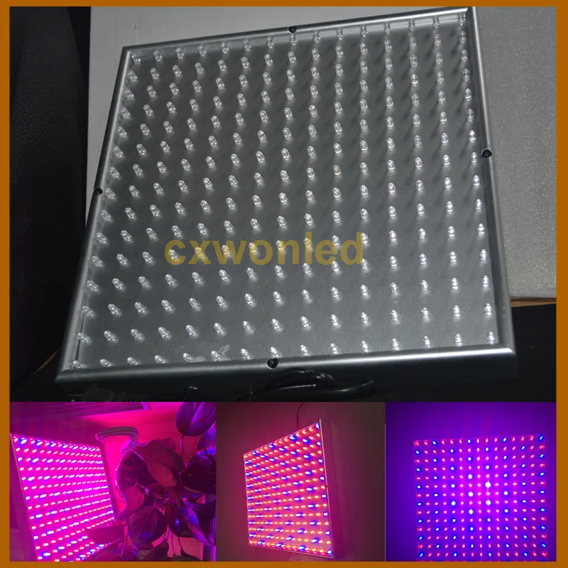 Hurtownie 220 LED Blue + Red Indoor Ogród Hydroponic Rośliny Grow Light Panel 14 W + Zestaw Wiszący DHL UPS Darmowa Wysyłka