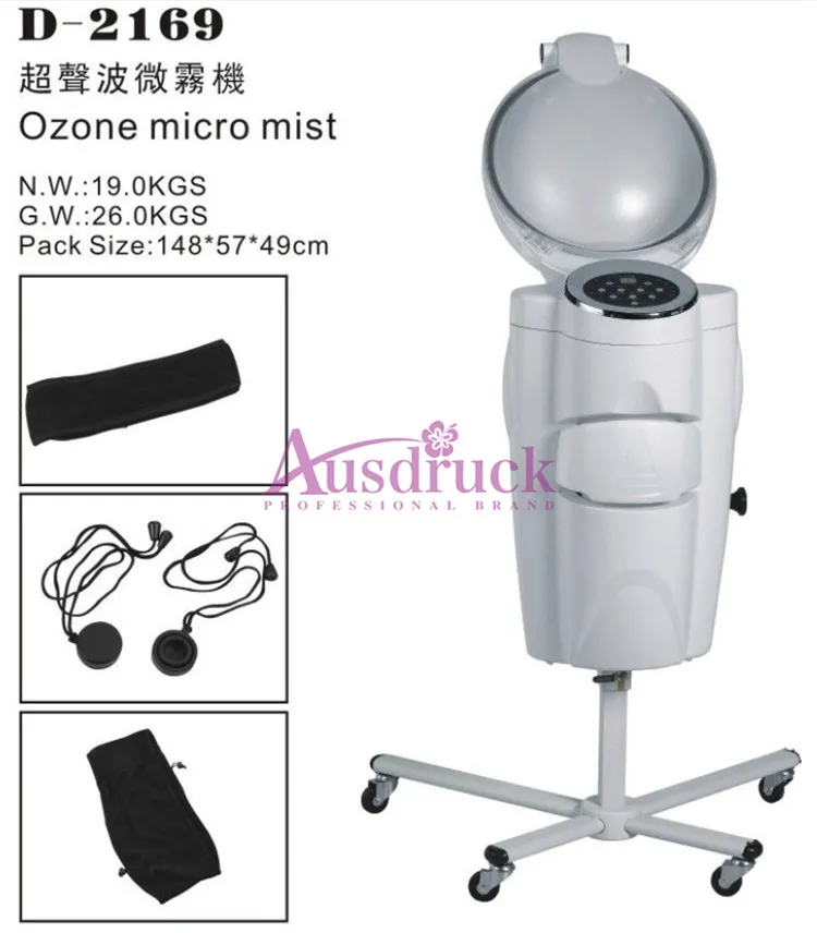 Nouveau Salon Professionnel Soins Des Cheveux Machine À Ultrasons Ozone Micro Brouillard Cheveux Processeur Cheveux Styling équipement de beauté