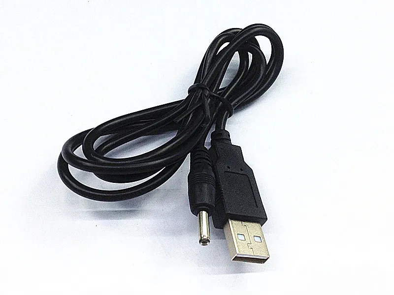 2PCS USB 2.0 ~ DC 3.5mm 배럴 커넥터 잭 전원 케이블 5V NEW