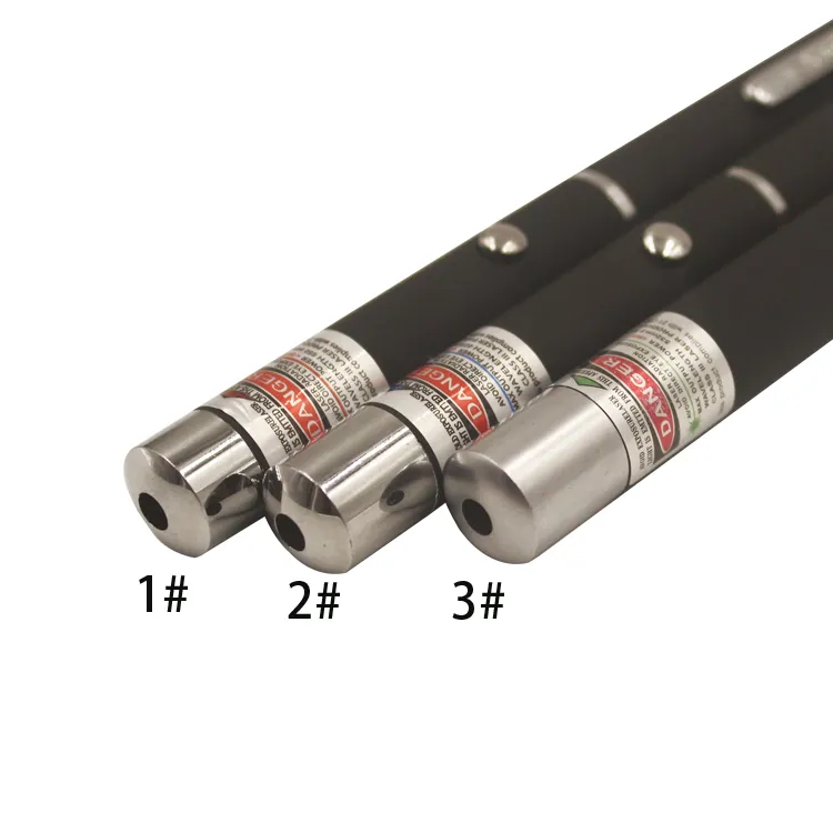 Groen Rood Licht Laser Pen Beam Laser Pointer Pen voor SOS Montage Nacht Jachtonderwijs Xmas Gift Opp Pakket DHL