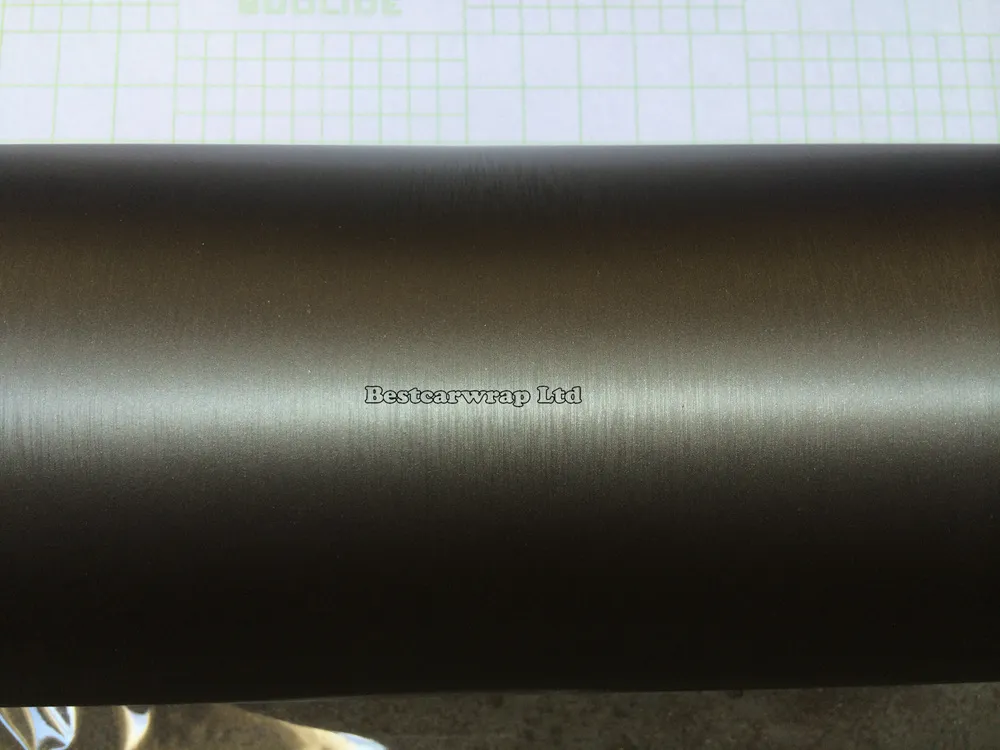 Grey Brushed Steel Vinyl Autozone Vinyl Wrap Film Air Bubble Free Anthracite Metallic Matt Brush