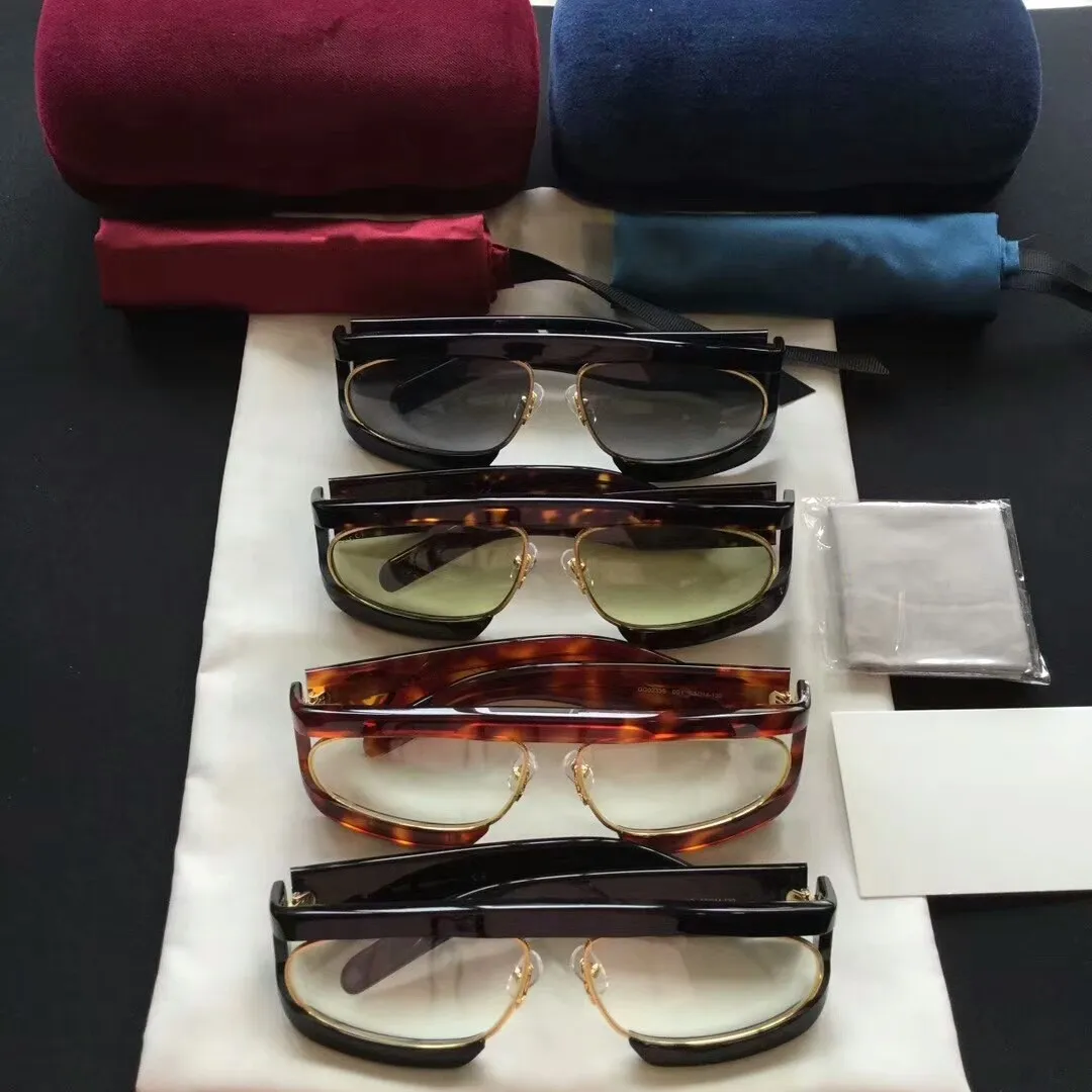 Marca de moda óculos de sol mulheres óculos de sol para as mulheres marca óculos de sol para homens designer de óculos de sol G0233s luxo estilo UV400 lente com caixa