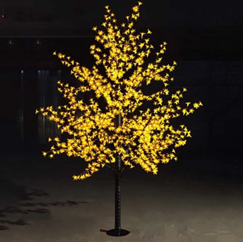 Brilhante LED Flor De Cerejeira Iluminação Da Árvore de Natal À Prova D 'Água Jardim Paisagem Decoração Lâmpada Para A Festa de Casamento Fontes de Natal