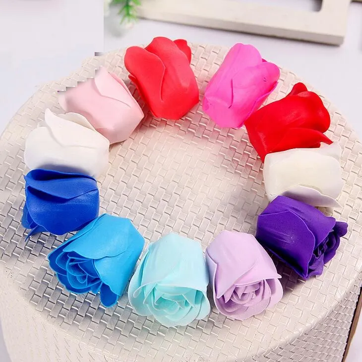 Rose Soaps Flower Packed Wedding Supplies Gifts Event Party Goods Favor Toilet soap Scented soap Perfumed soap SR01