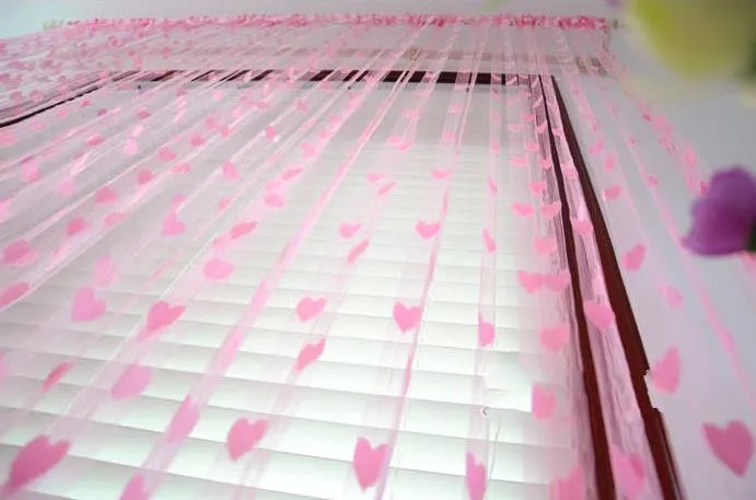 Düğün Zemin Perde Aşk Kalp Püskül Ekranlar Oda Bölücüler Çubuk Cep Kapısı Perde Parti Dekorasyon Props Renkli Hediyeler Karışımlar