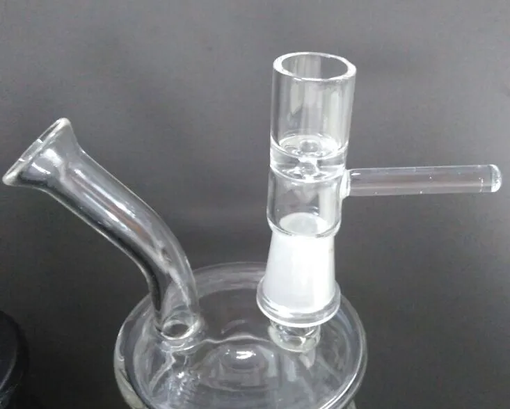 Oljeprutningsglas Bong Oil Rig Recycle Glass Vattenrör med 14mm Glas Rökning Rör Glas Righokahs