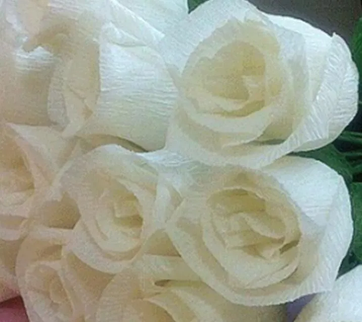 Roll DIY Flower/ Gift Decoration Wrapping Packing Crepe Paper, Handmade Materials of Crinkled Paper