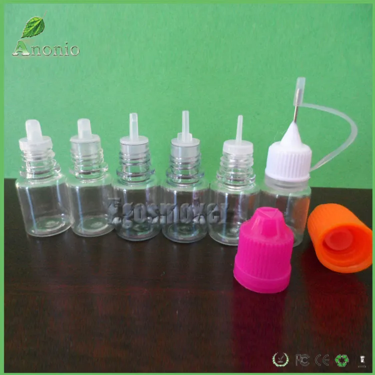5ml 10ml 15ml 20ml 30ml 50ml Child Proof Plastic Dropper Bottle,Tamper Evident Cap Bottle Clear E liquid Bottle For e-cigarette Empty Bottle