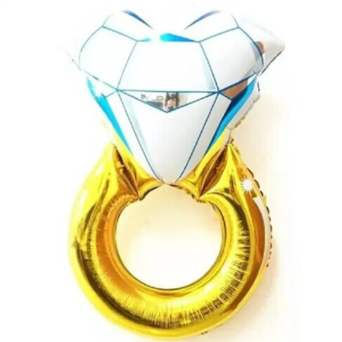 43 Polegadas Engraçado Grande Anel De Diamante Balão 2015 Nova Moda Festa Decorações De Casamento Anel de Diamante Balão Fazer uma Proposta Presentes de Casamento