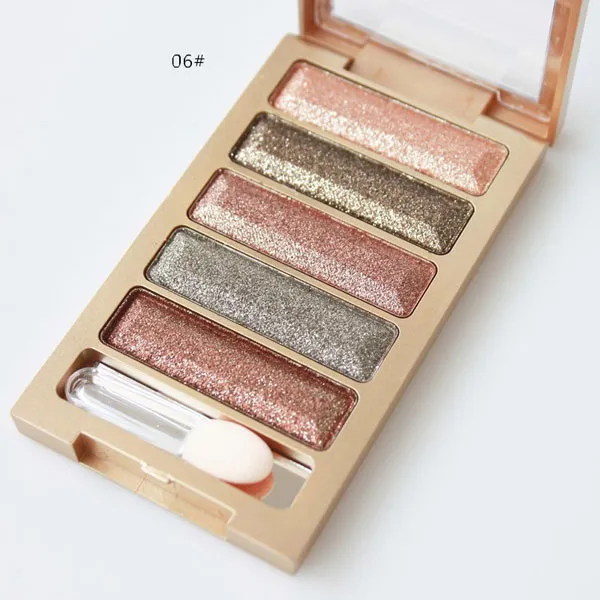 Professional 5 color Natural Eyeshadow Matte EyeShadow Palette Brand Eye Shadow with brush Set urban Cosmetic Tools free shipping DHL 60066