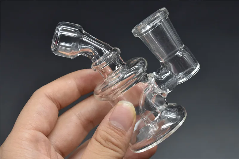 3Style Design Mini Bongs Glas Water Pijpen Bongs Pyrex Watergrenzen met 10mm 14mm Joint Beker Percolator Bubbler Bong Water Pijpen Olierouts