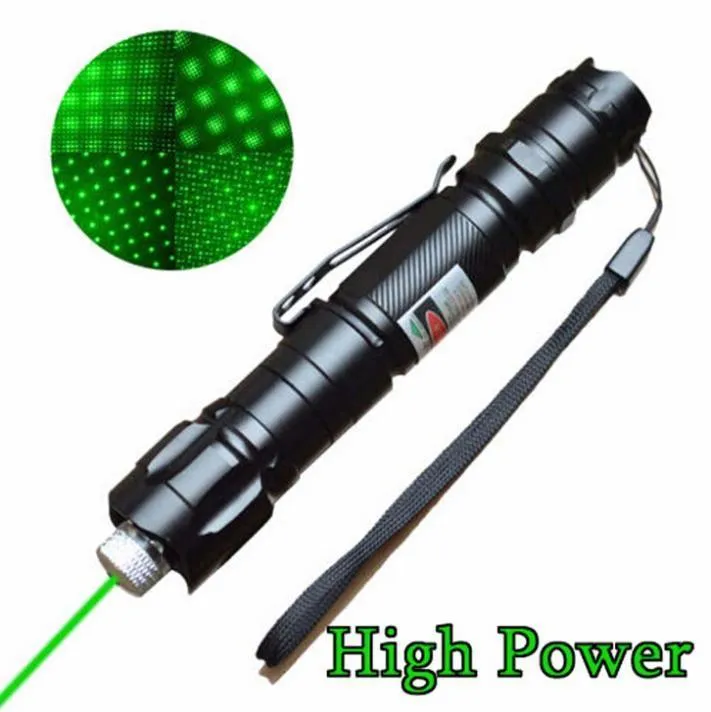 2019 Hot Selling 1mw 532nm 8000m Hög Power Green Laser Pointer Light Pen Lazer Beam Militär Green Lasers Gratis frakt