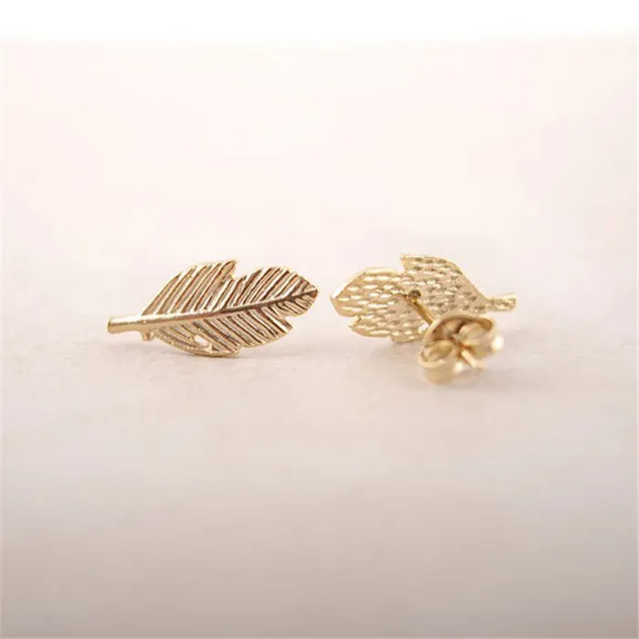 Leaf Ear Stud for Women High Quality Ear Studs 18K Gold Plated Ear Studs for Sale29