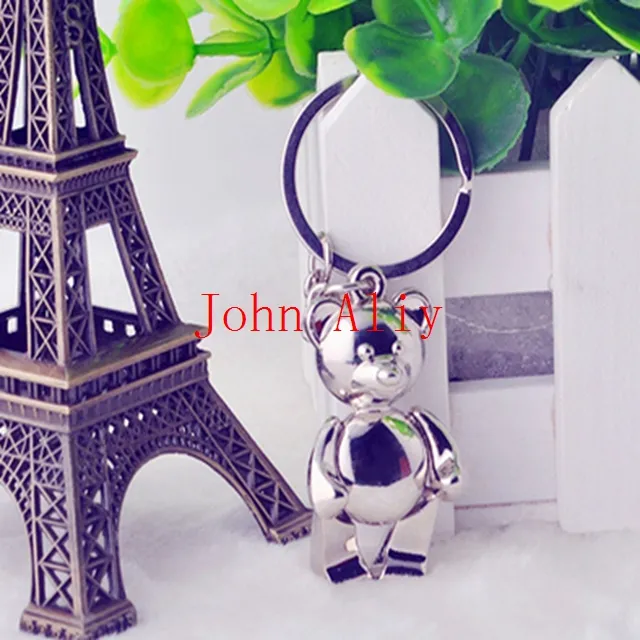 합금 곰 keychain 공상 곰 악세사리 도매 3d 곰 keychain 곰 곰 keychain keyring