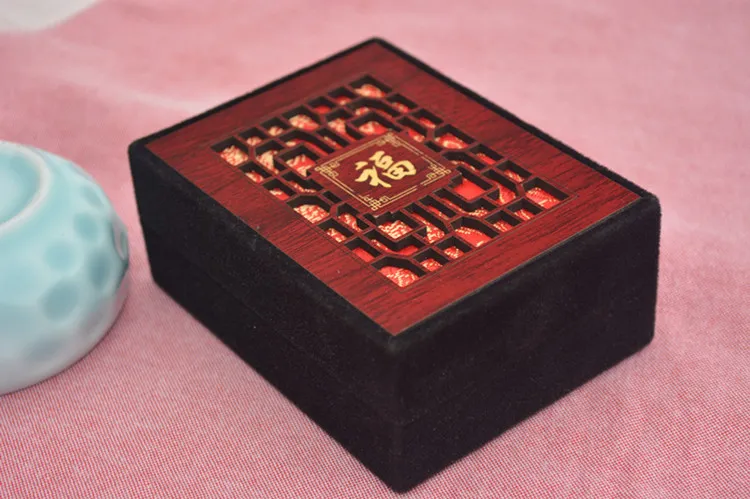 Caixa de presente de alta qualidade Caixa de madeira Caixa de bracelete Caixa de colar Caixa de joia