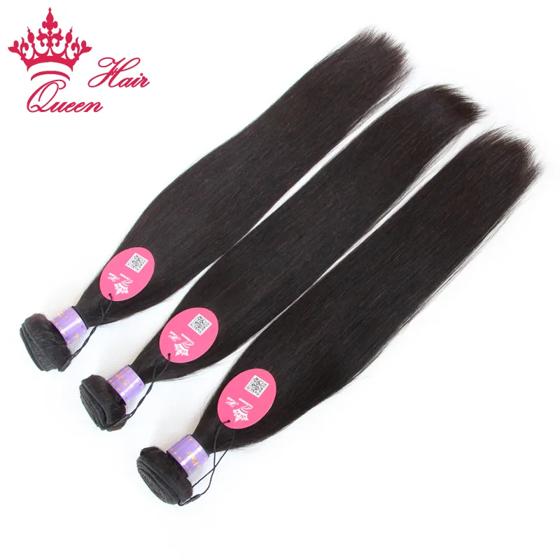 Queen Hair Official Store Malaysian Virgin Human Hair Extensions Straight Natural Color 1B Can Dye Fast 2723154