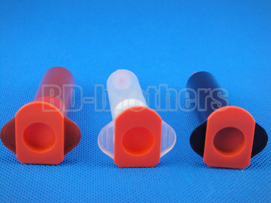 5CC Amber Syringe Barrels Amber/Black/Clear / UV Block Cartridge 