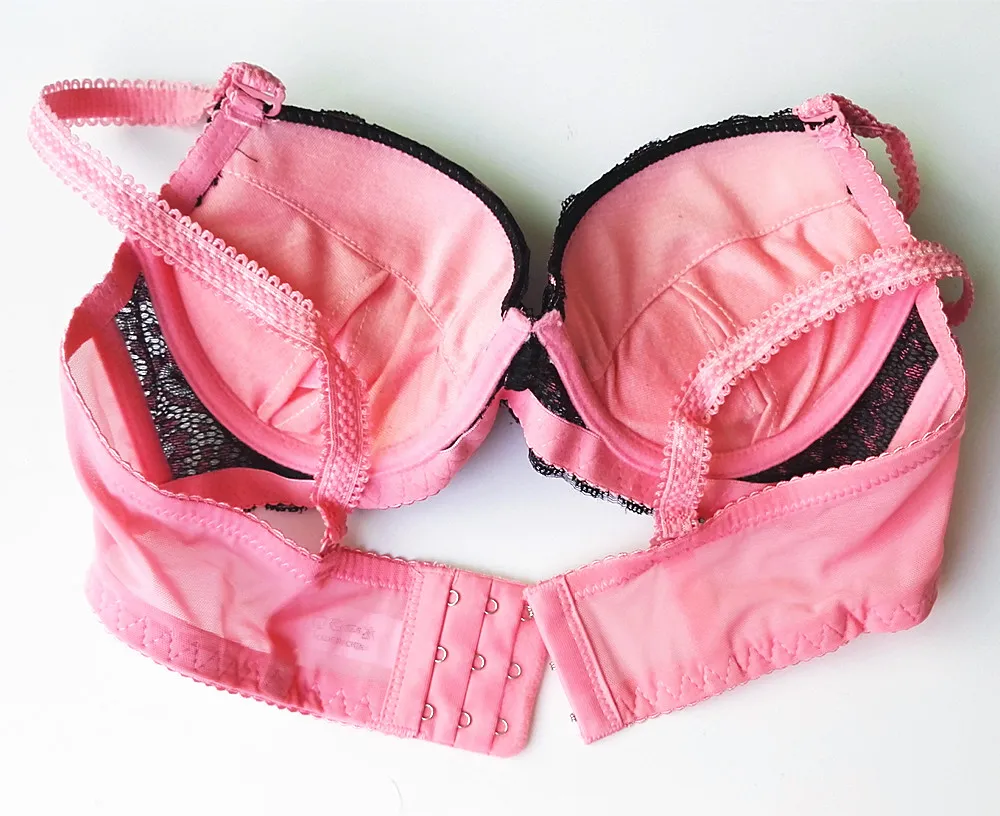 Bra Set For Women 2 Tone Color Lace Bra Set Lingerie Push Up Sexy ...