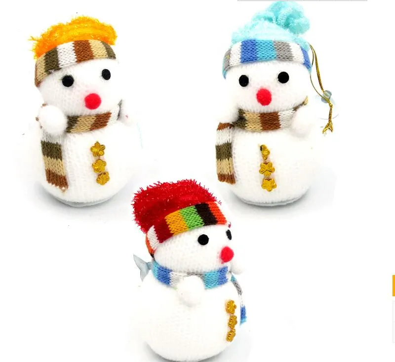 11 * 6 CM Kerstmis Sneeuwpop Speelgoed Doll Kerstboom Widget Kerstdecoratie Geschenken Kerstpoppen Little Size CS014