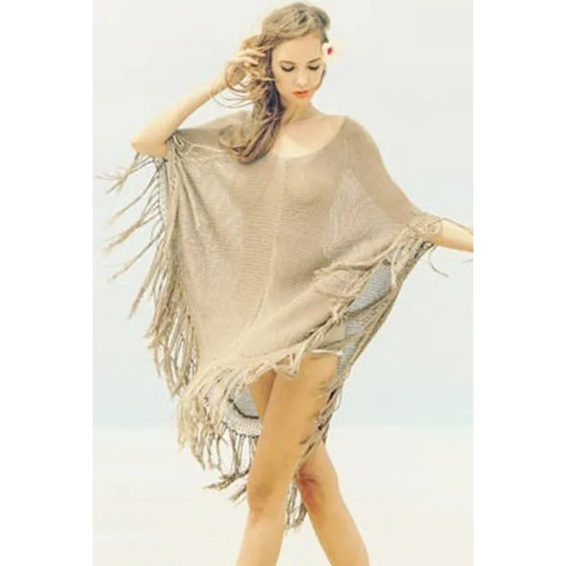 Poncho bathing suit cover sales up