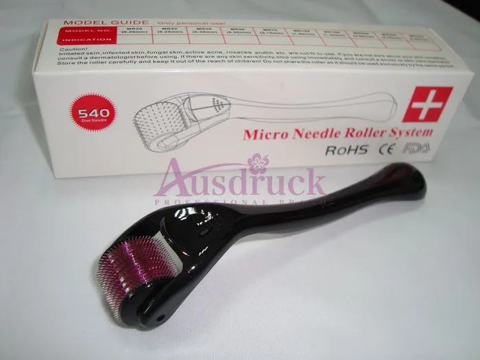 0.3mm-3.0mm 540 aghi derma micro rullo della pelle dell'ago dermatologia terapia microneedle dermaroller