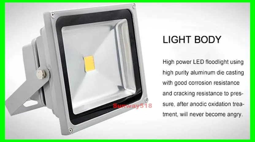 Led Floodlights Waterproof 100W 150W 200W 250W 300W 400W Led Outdoor Flood Lights Led Landscape Lamp AC 85-265V 