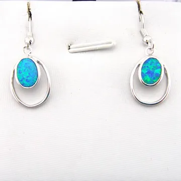 ensemble de bijoux d'opale de mode Pendentif opale de feu mexicain Les dernières créations