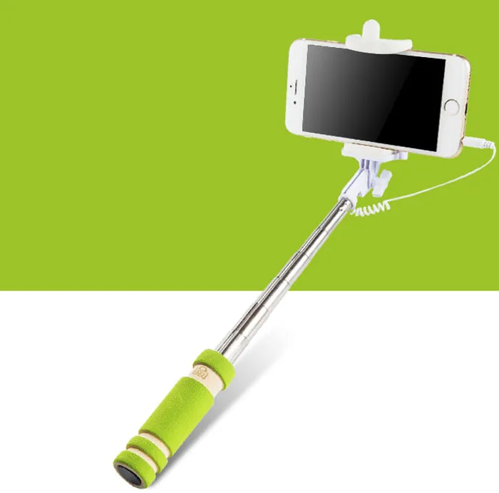 el mini monopie plegable extensible más pequeño todo en uno para Ios android universal selfie stick compatible con iphone 6 S6 EDGE NOTA 4 5 mini 