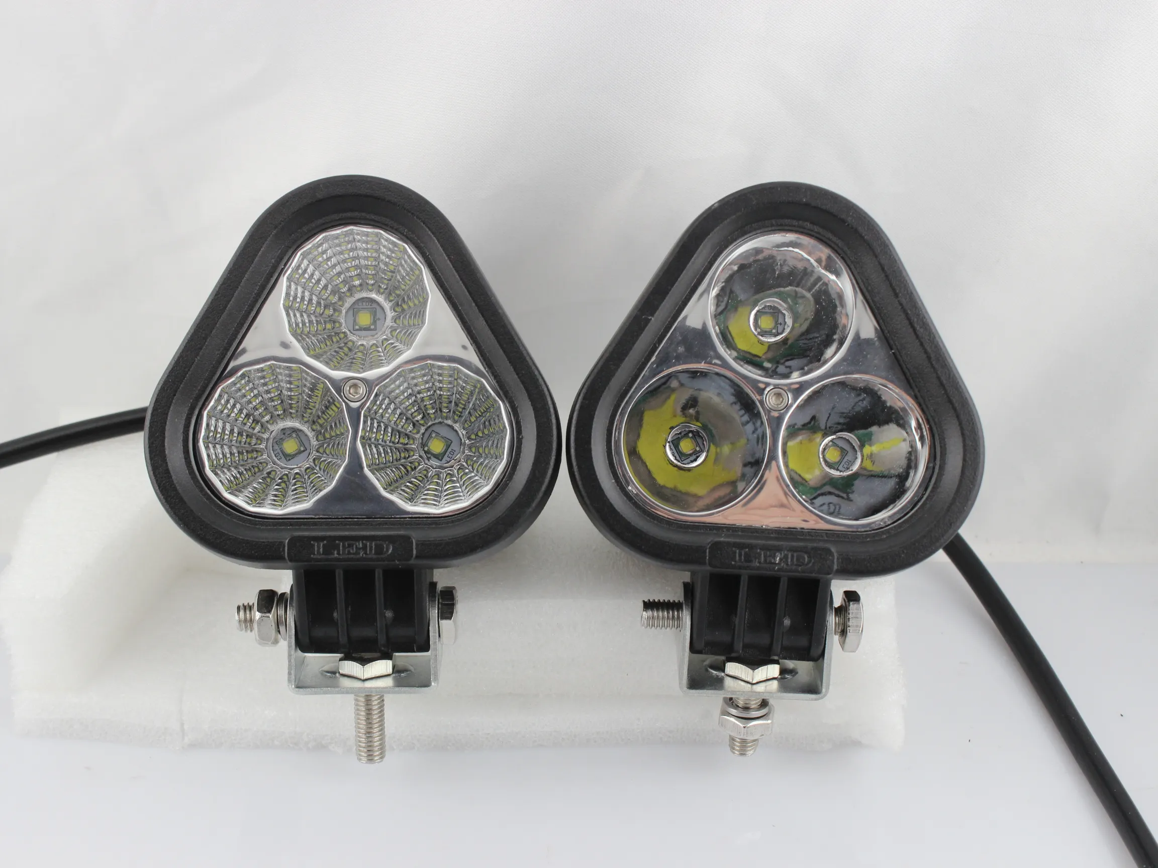 2019新しい到着30W LEDワークライト防水4x4オフロードSUVトラックボートフォグライト12V 24Vトライアングル10WクリーLEDワークライト