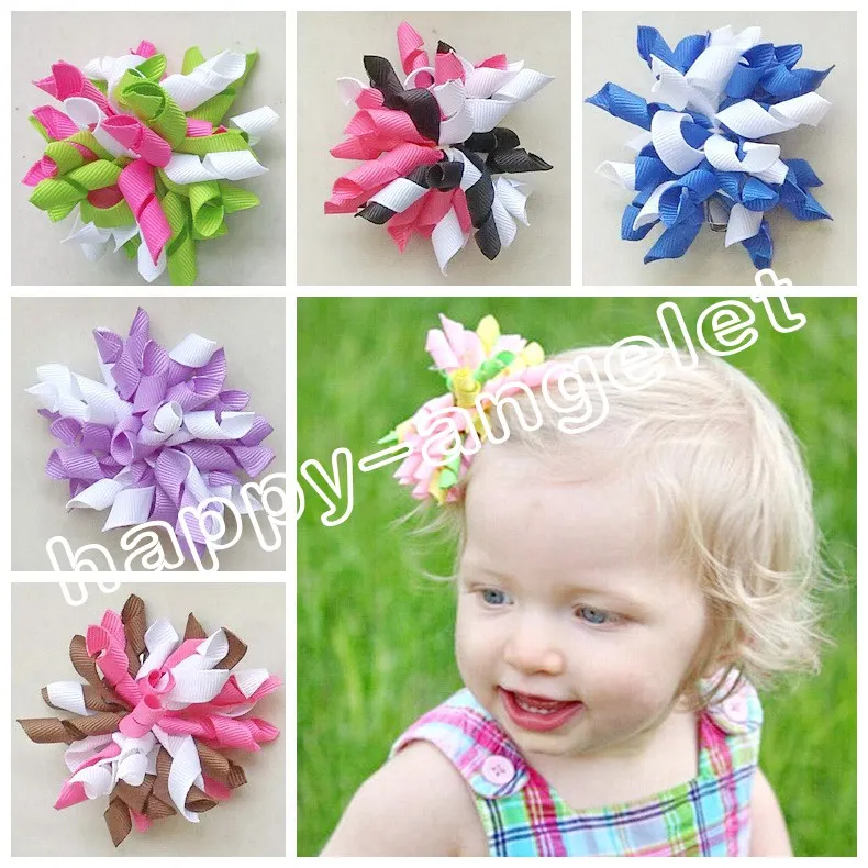 Side Clip Leuke Prinses Barrettes Bowknot Kinderen Meisjes Haarbogen Clips Hoofddeksels Baby Haaraccessoires Korker Haar Ties 200pcs