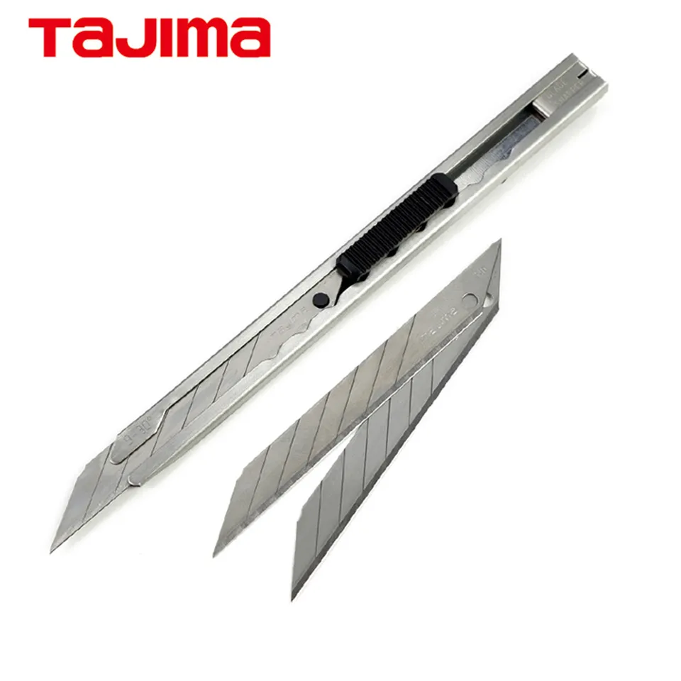 9mm Japan Knife Jajima Faca de aço inoxidável de 30 graus com 3 peças Lâmina retrátil para envoltório de carro LC-390