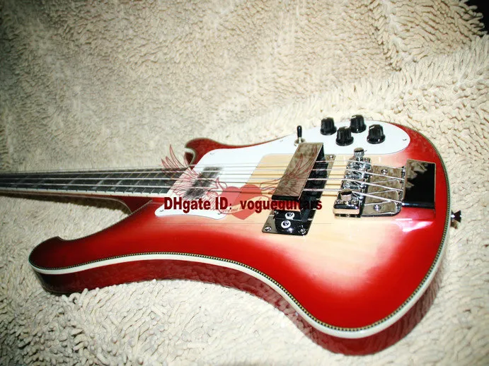 New! 4003 bass sunrise color electric bass guitar 