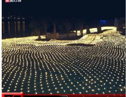 Fashion Fee Weihnachts meshwork Kronleuchter LED-Lampen Netze netto Lichter 3m * 2m 200LED