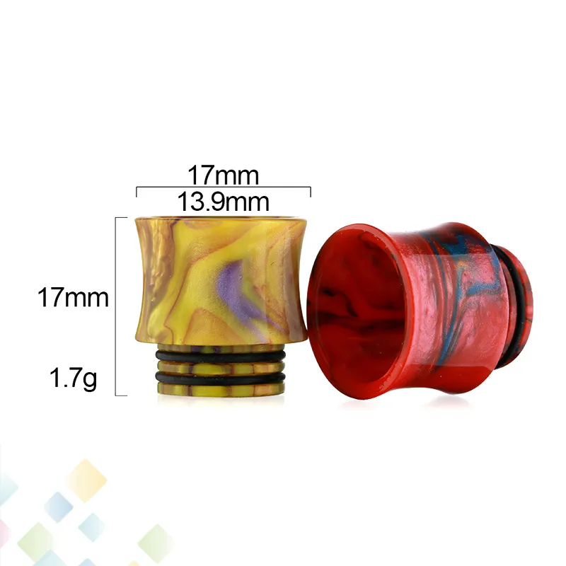 Smoking Accessories 810 Drip Tip Epoxy Resin Drip Tips for TFV8 TFV12 Pretty Pattern Mouthpiece DHL Free