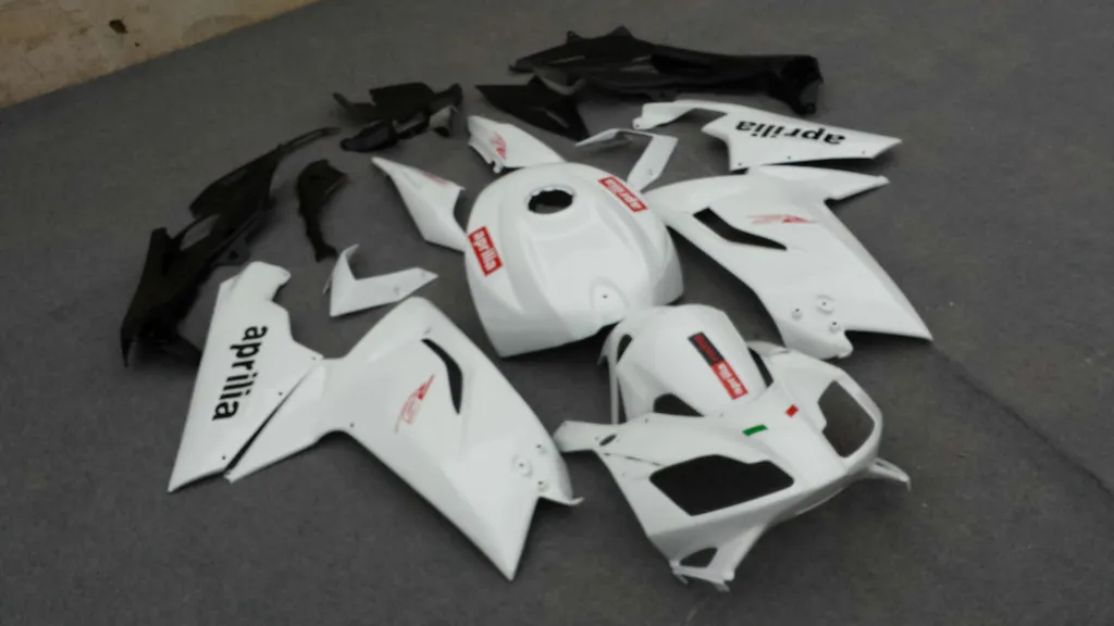 حقن القالب Fairing Fit لـ Aprilia RS125 2007 2008 2011 bodywork RS 125 07 08 09 10 11 White Fairings set