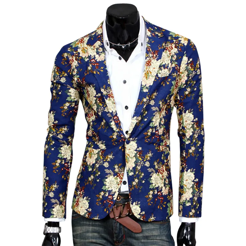 Hurtownia Top Garnitur Kurtka Dla Mężczyzn Terno Masculino Garnitur Blazers Kurtki Traje Hombre Męskie Casual Blazersize S-XXL