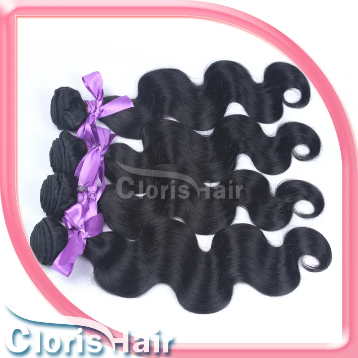 Soft and lisse 1 paquet malaisien Virgin Virgin Wave cheveux tissers pas cher sans traité humide et ondulé Remy EXTENSIONS DE CHEVEUX HUMEN 12-26 