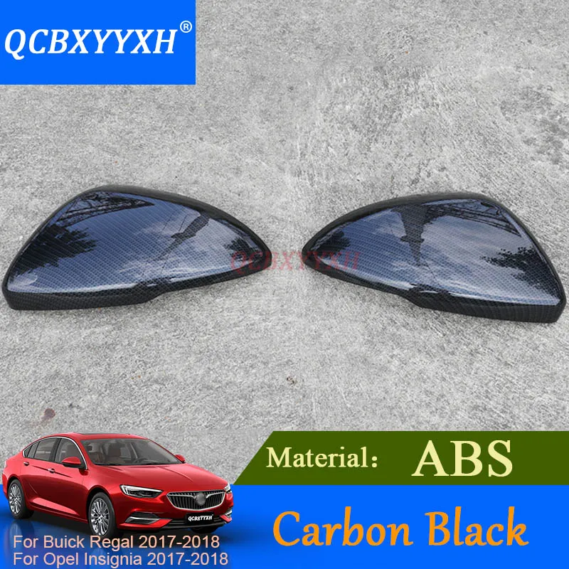 Qcbxyyxh voor Buick Regal Opel Insignia 2017 2018 Auto Achteruitkijkspiegel Cover Frame Sticker Sequin Exterior Decoration Auto Styling