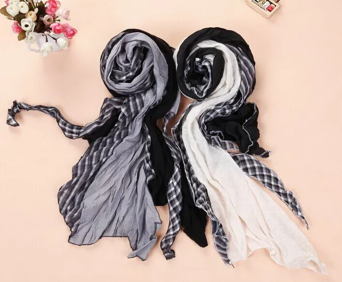 Mode fille femmes écharpe châles écharpes étole foulard usine liquidation 210*30 cm 30 pcs/lot #3976