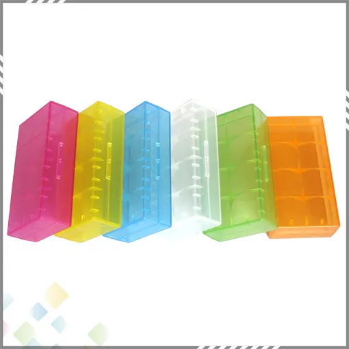 Portable 18650 Battery Storage Box Plastic Battery Case Storage Container Pack 2*18650 or 4*18350 CR123A 16340 Battery DHL Free