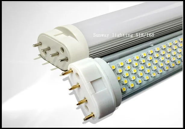 10W 12W 15W 18W 22W 2G11 LED-rör 4PIN 225mm 320 mm 410 mm 535mm LED-lampor 110LM WCE ROHS AC100 till 240V