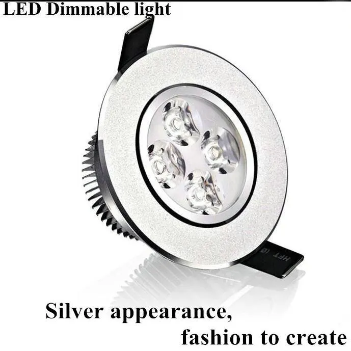 Yüksek Güç Dimmabable 9W 12W 15W LED gömme tavan ışıkları duvar ışığı sıcak/saf/serin beyaz LED Downlights Spotlight Lamba