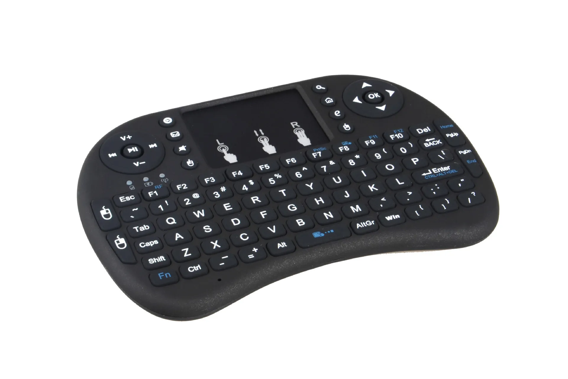 Venda quente Mouse Mouse para google tv box mini pc toque voando esquilo A21 2.4G sem fio QWERTY WIFI teclado livre Dhlshipping