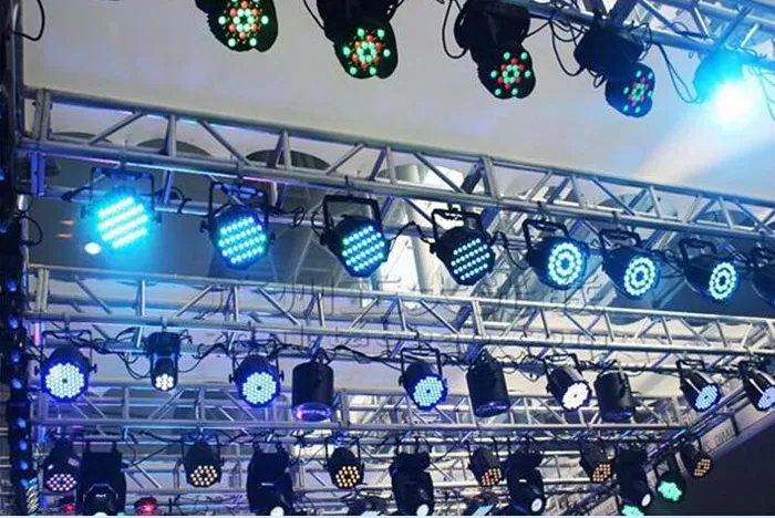 DHL 6x8W LED Par Light Wireless 4in1 Bateria LED Płaskie Bezprzewodowe DMX LED Scena Zasilana Zasilana LED Płaski Par Light Club Light