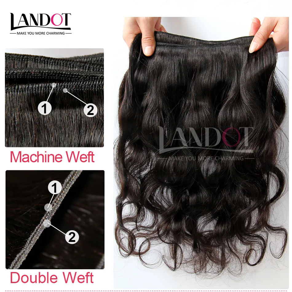 9A Grade obearbetad Kambodjansk Virgin Hair Body Wave 100% Human Hair Weave Bundlar 4 st 8 