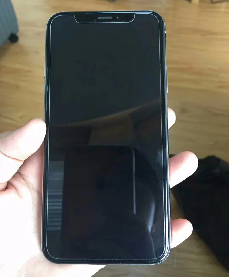 Pour iPhone X 8 8Plus 6S protecteur d'écran en verre trempé pour Samsung S6 edge S8 Note 8 protection de film clair sans emballage