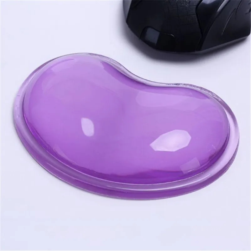 Confortável macia mouse pad de silicone mouse pad pulseira tapete descanso de pulso almofadas para computador portátil zpg048